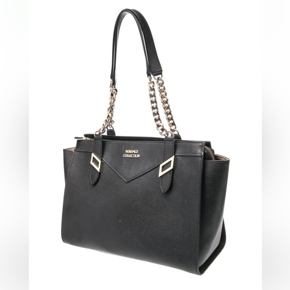 Versace Collection Leather Tote - Picture 4 of 11